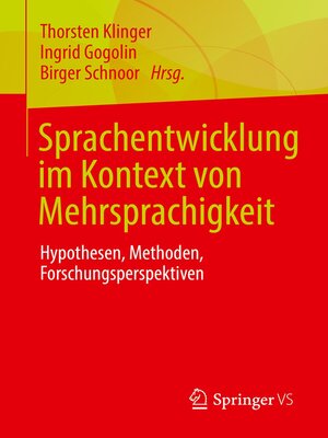 cover image of Sprachentwicklung im Kontext von Mehrsprachigkeit